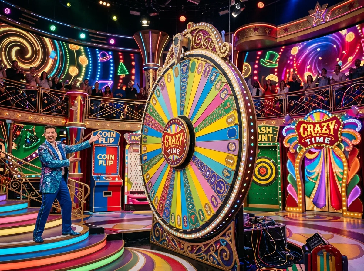 Crazy Time at Spinch live dealer casino